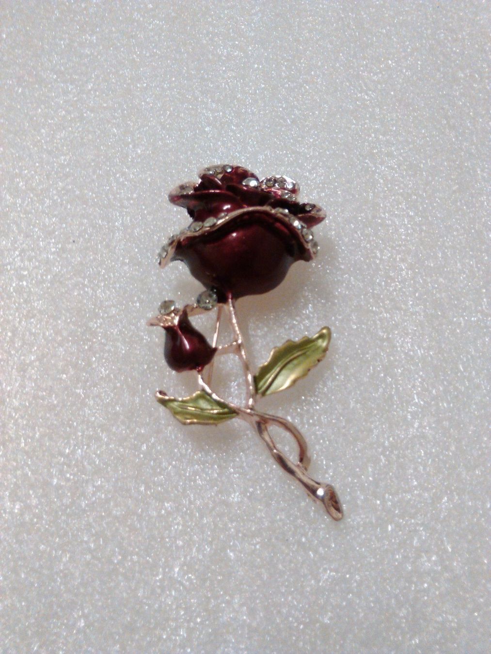 Broschen & Nadeln: damen brosche,eine rot blume – Neu (gemäss Beschreibung) aus Basel von bijoutrie_4 2