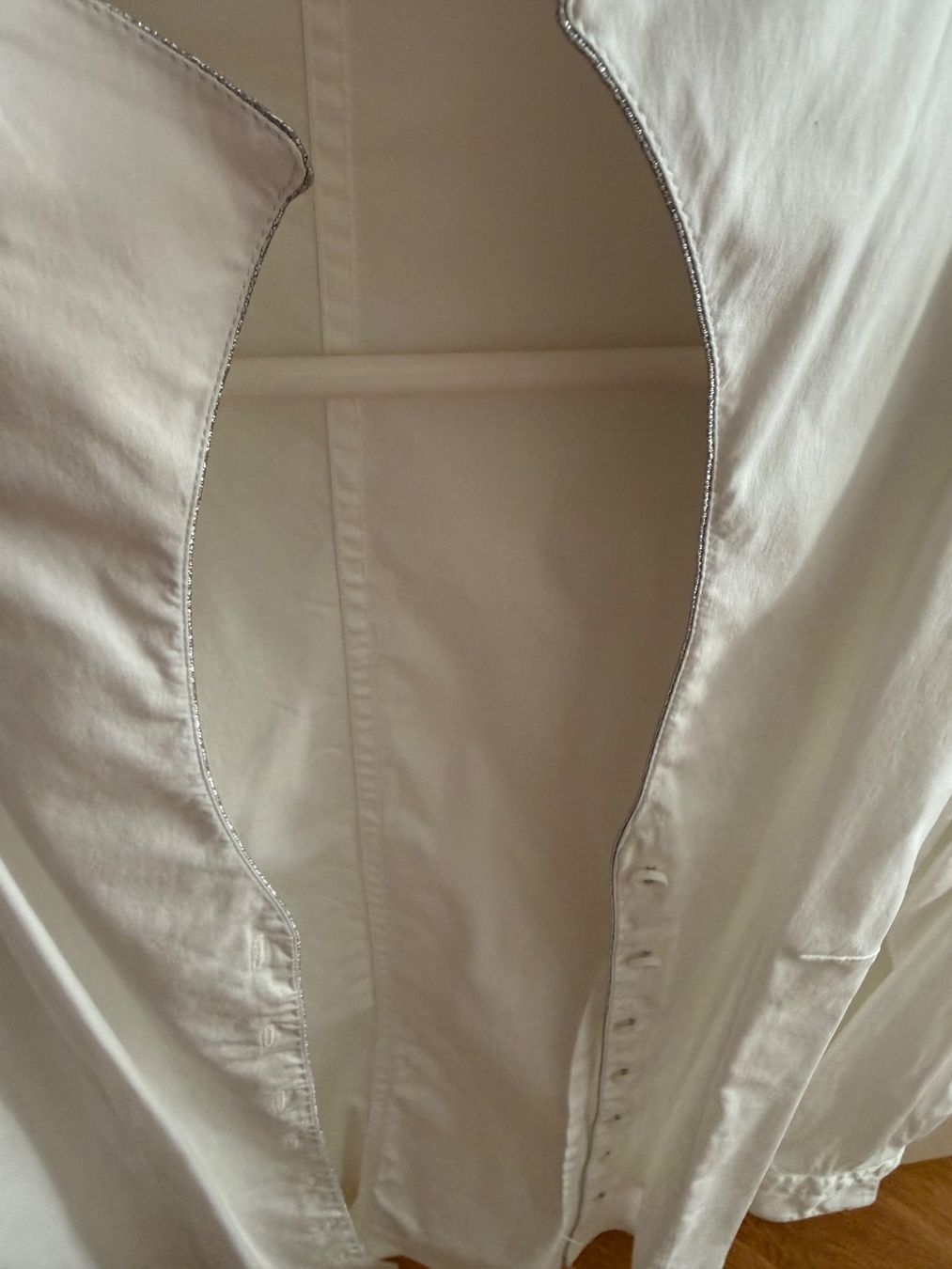Camicette: Wallmann Bluse silbrige Details Gr. 40 – Usato da Zürich venduto da iva_7658 3