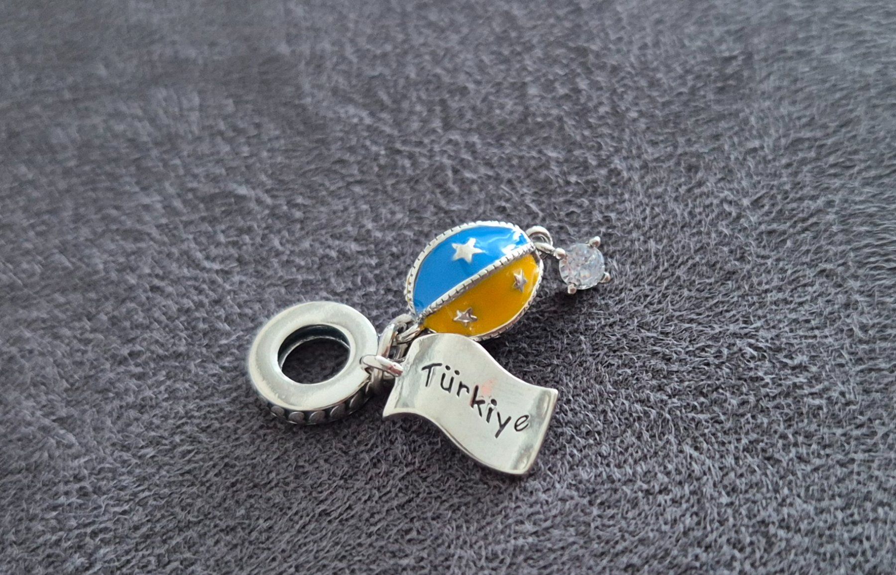 Ciondoli: Silber Charm Türkei +Garantie – Nuovo (secondo la descrizione) da Rotkreuz venduto da Carbone_Bijou-Shop 1