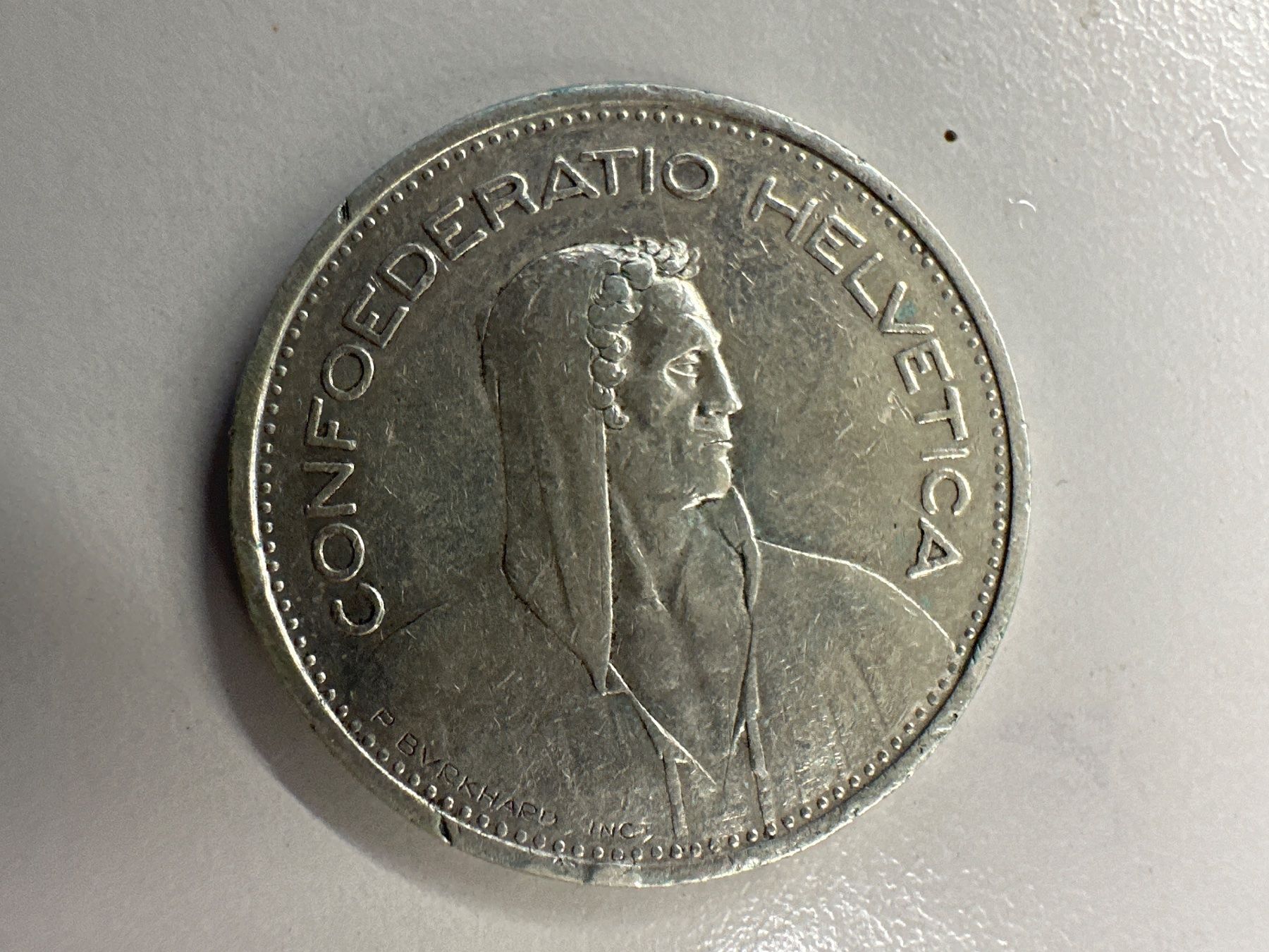 Toutes les monnaies: 5 Fr. Silber Schweiz 1952 – D'occasion à Herisau par herau 1