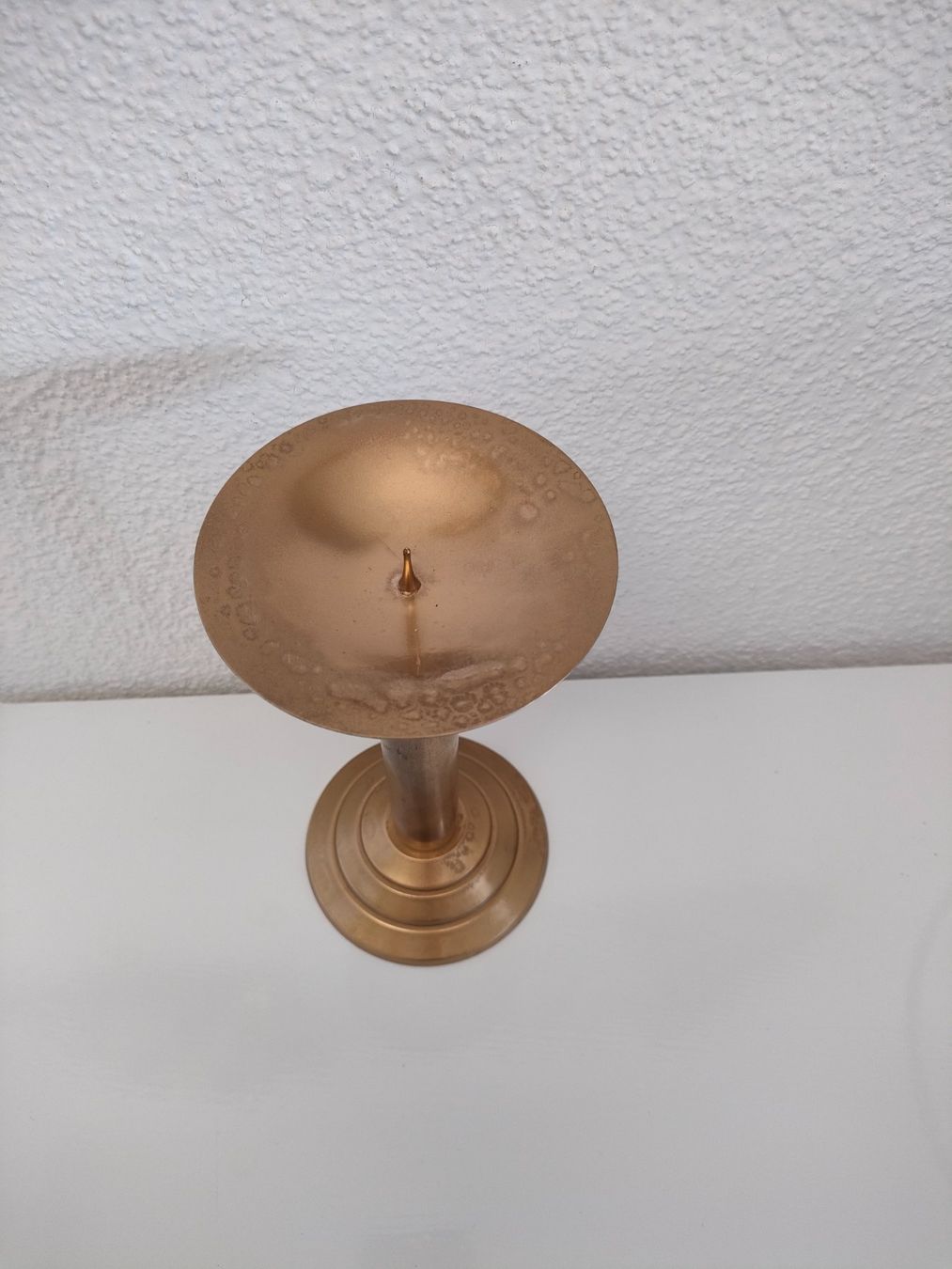 Portacandele: Vintage Kerzenhalter goldfarbig – Usato da Dietikon venduto da Branquinha1981 5