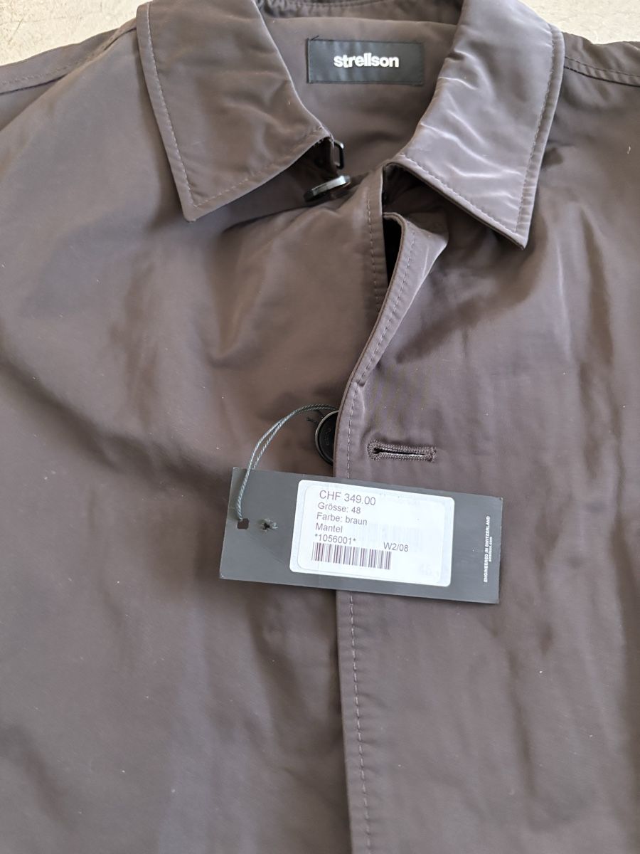 Strellson Cappotti: Herren Strellson Mantel Gr.48 – Nuovo e nell'imballaggio originale da Emmen venduto da H.Bettina 2