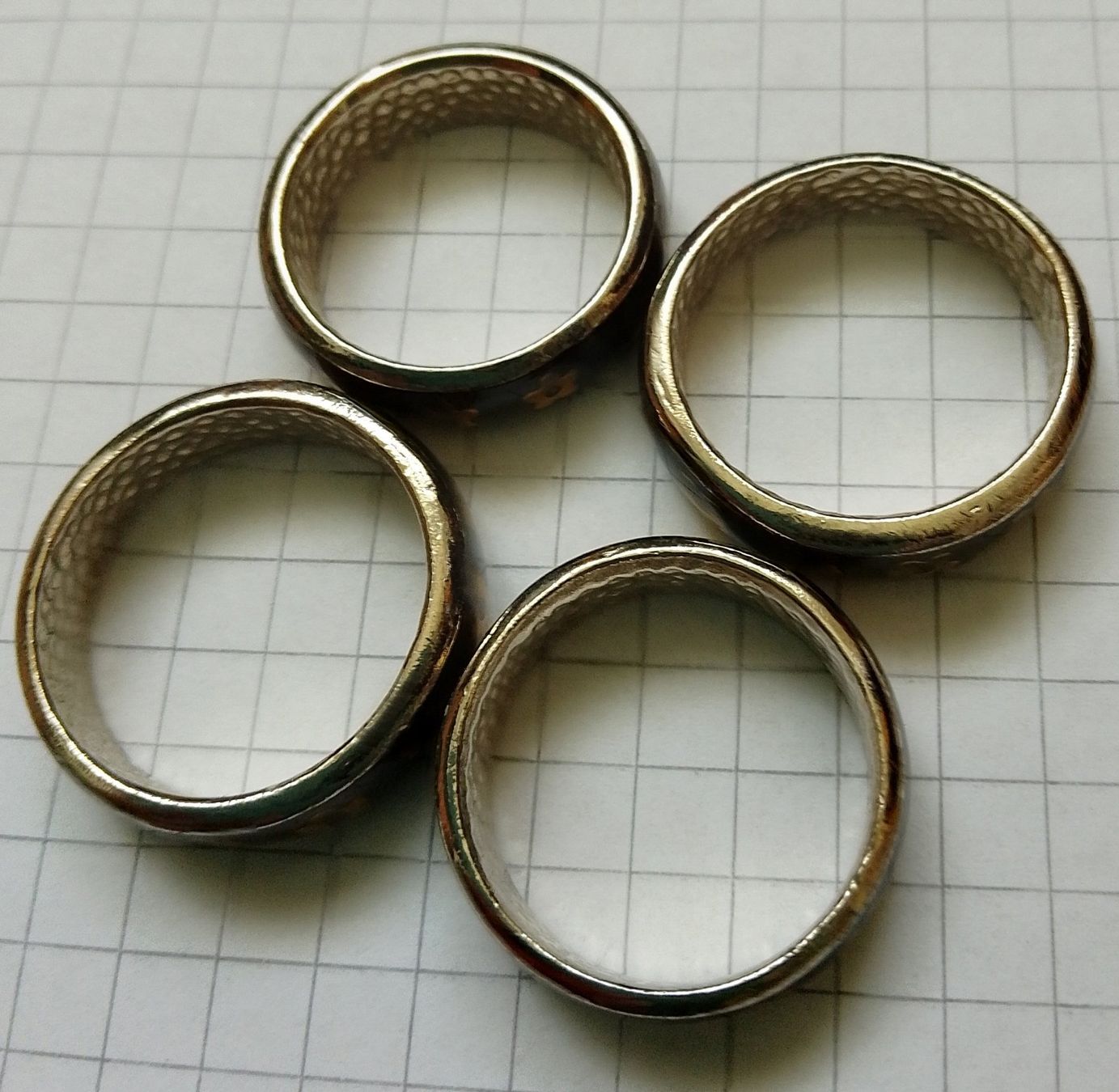 Anelli: Ring Set 4 Vintage Stimmungsring, Schmuck – Usato da Wohlen AG venduto da salamanderspielwaren 1
