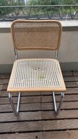 Vintage Freischwinger / Stuhl mit Wiener Geflecht