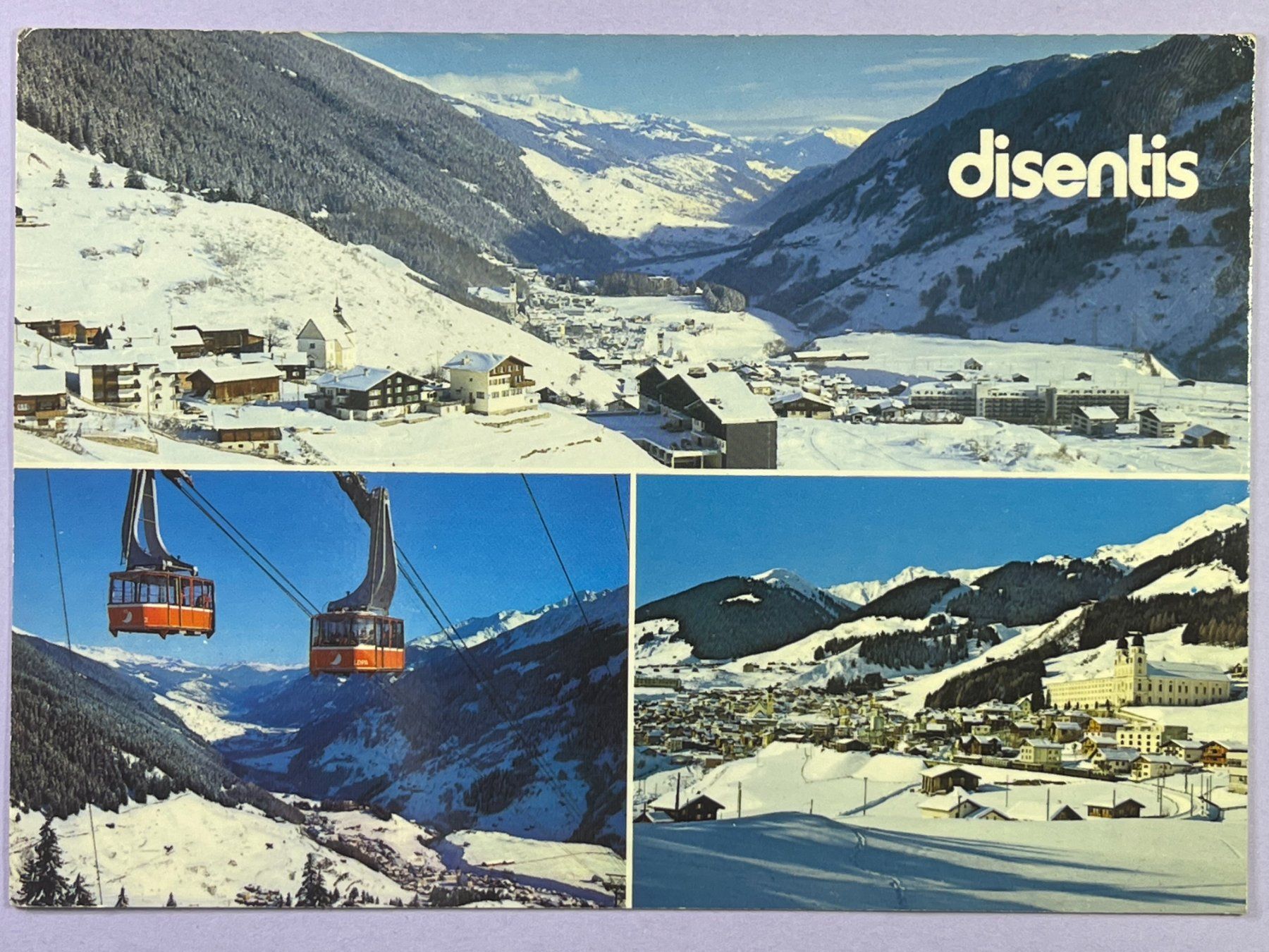Ansichtskarten: Disentis - 3 Ansichten – Gebraucht aus Steg VS von _vinci_