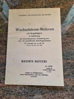 Brown Boveri Wechselstrom-Motoren Anleitung K 11070 Rarität