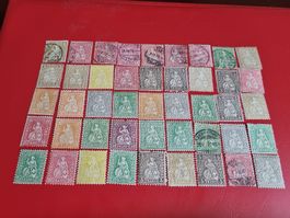 Sammlung: Sitzende Helvetia - diverse Werte