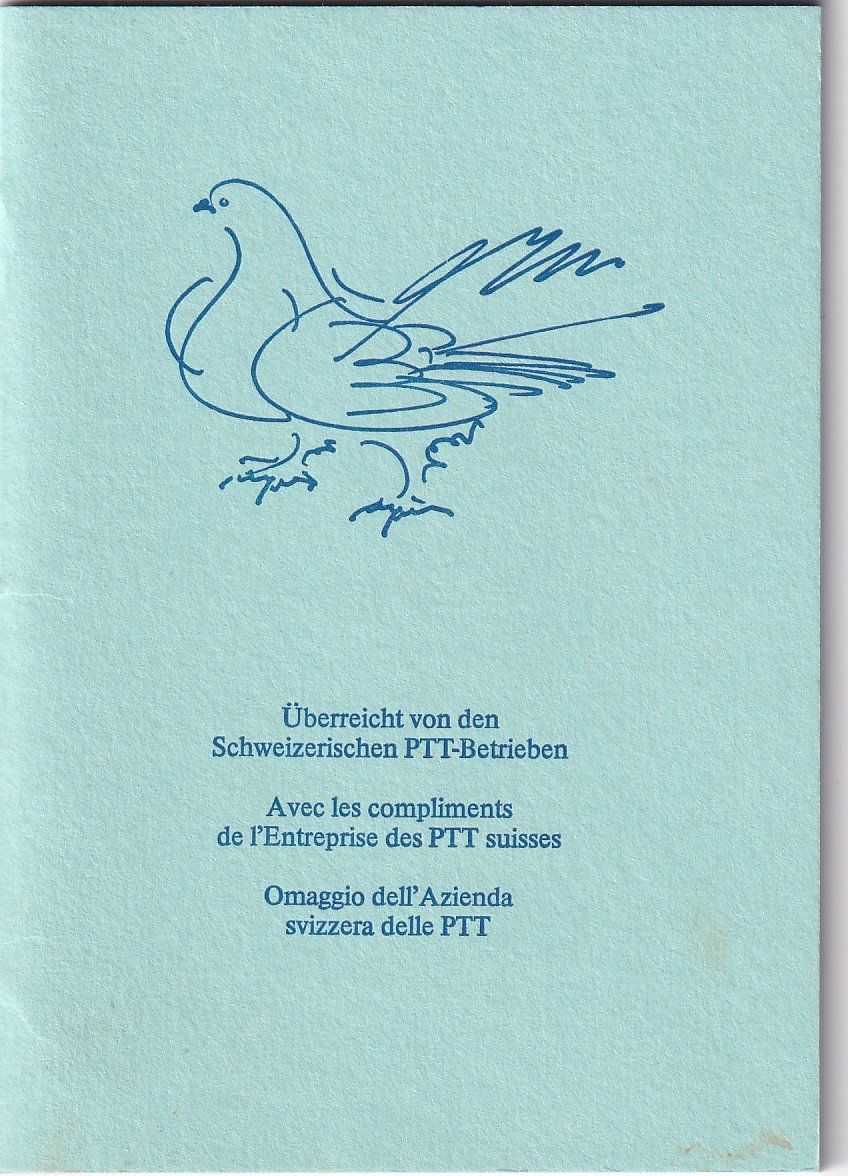 Tutti i francobolli: Büchlein Portraitmarken 1972/1979 Hans Erni – Usato da Baar venduto da Asmara111