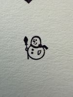 Stemplino Ministempel Schneemann – Winter / Weihnachten