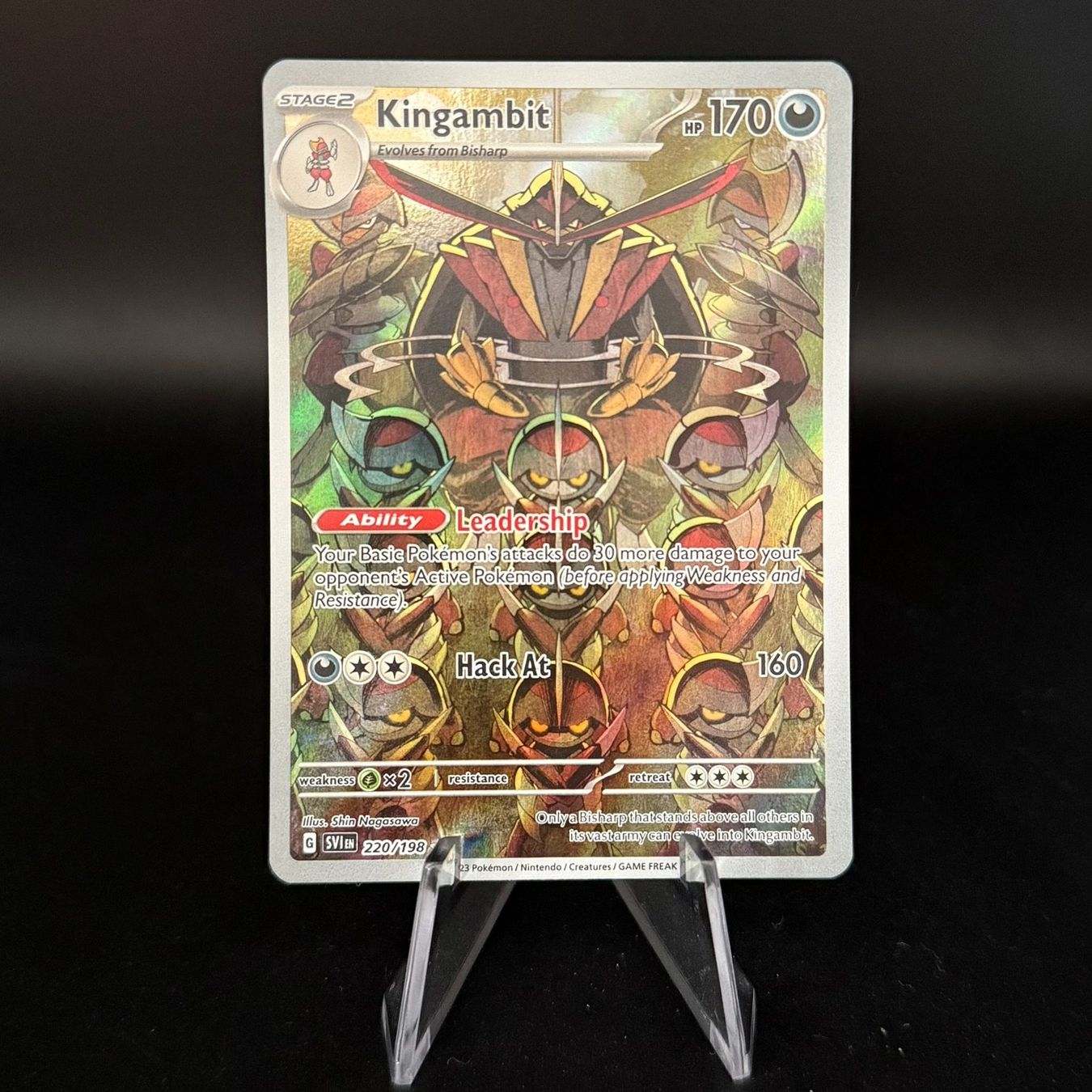 Pokémon Carte collezionabili: Kingambit #220 Pokemon Scarlet & Violet – Usato da Feuerthalen venduto da Plazatoys