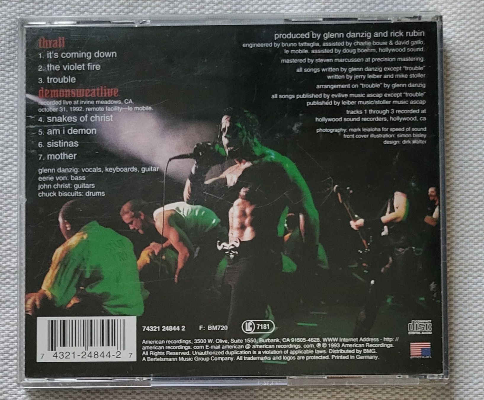 CDs: Danzig - Thrall – Gebraucht aus Villars-sur-glane von Epsilonhike 1
