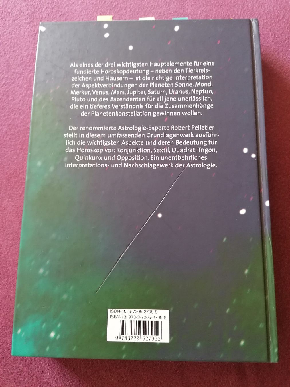 Livres: Astrologie, Robert Pelletier - Buch der Aspekte – D'occasion à Wahlen b. Laufen par Aweiss 1