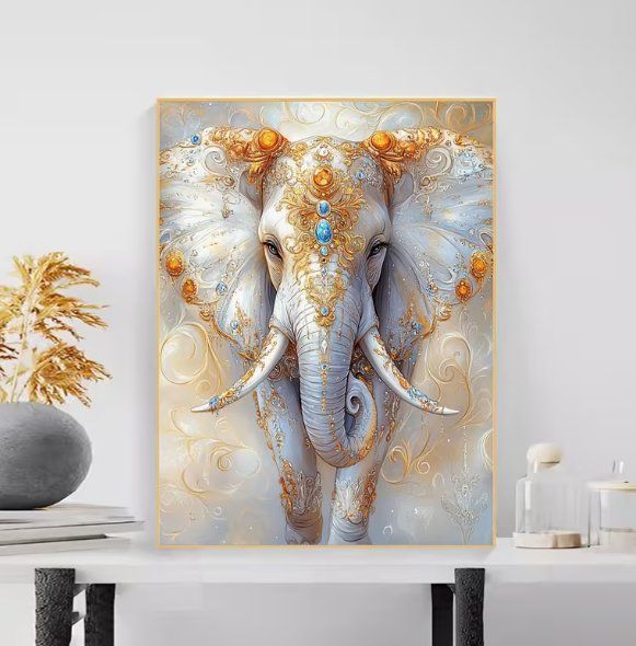 Kit bricolage: Diamond Painting Elefant-21-Eck-126 – Nuovo e nell'imballaggio originale da Obergösgen venduto da Diydiamant 1
