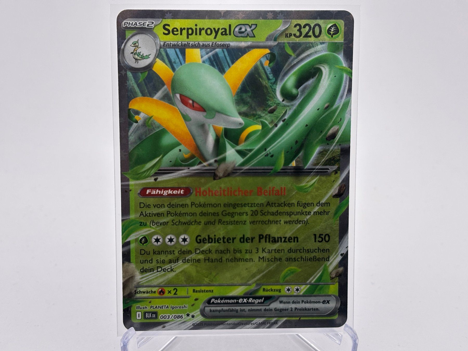 Pokémon Carte collezionabili: Schwarze Blitze - Serpiroyal ex  (BLK 3) - DE – Nuovo (secondo la descrizione) da Allschwil venduto da Bullach