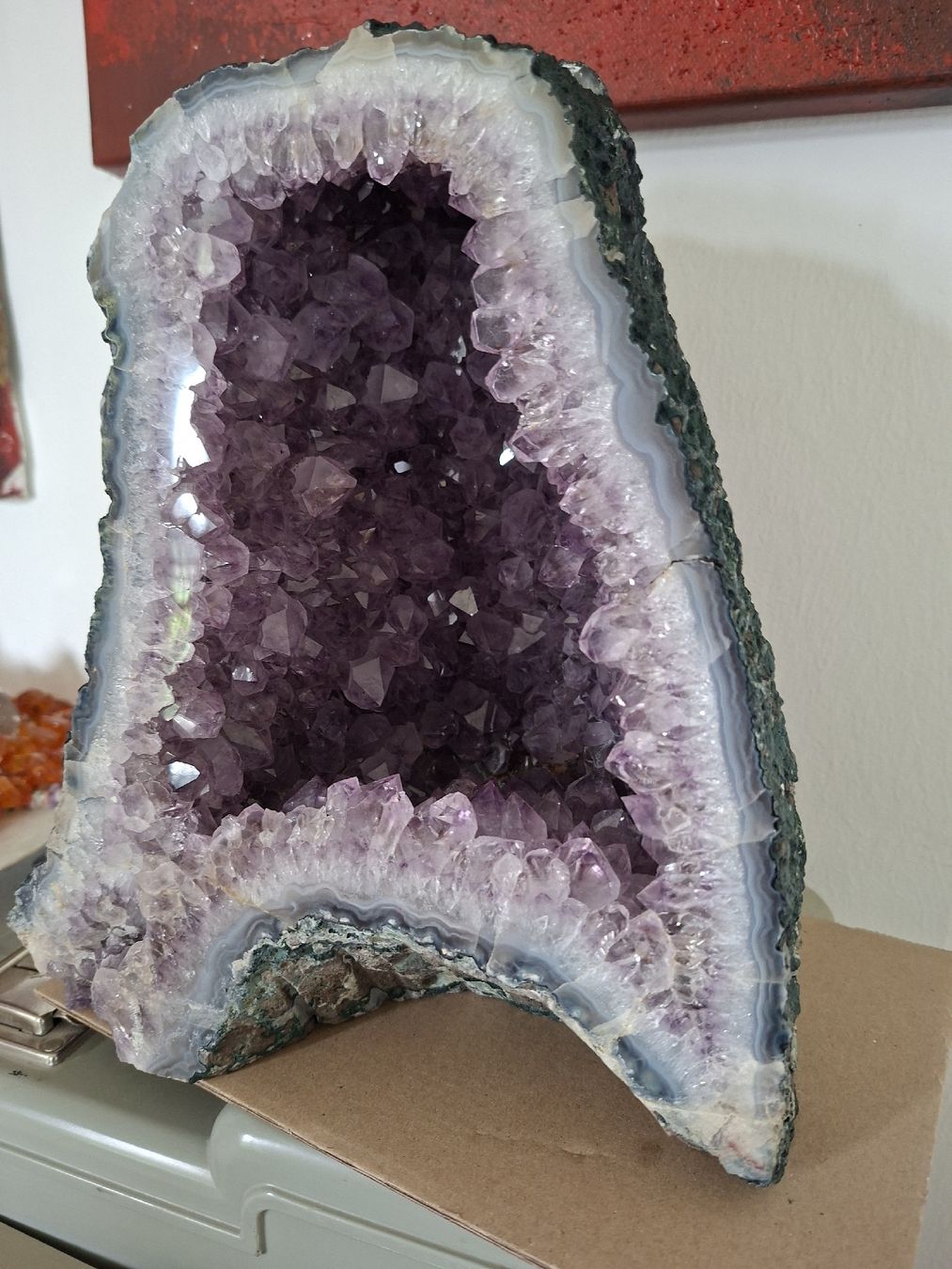 Pietre preziose: Amethyst Geode aus Südamerika 5 Kg – Usato da Ipsach venduto da jpbo 9