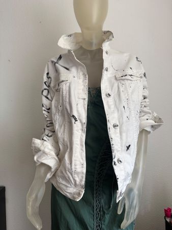 Jeansjacke weiss  Gr. S