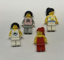 4x Lego Figuren, Minifiguren, Mädchen.