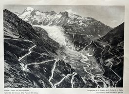 Rhonegletscher / Hospental, grosser Fotodruck, 1938