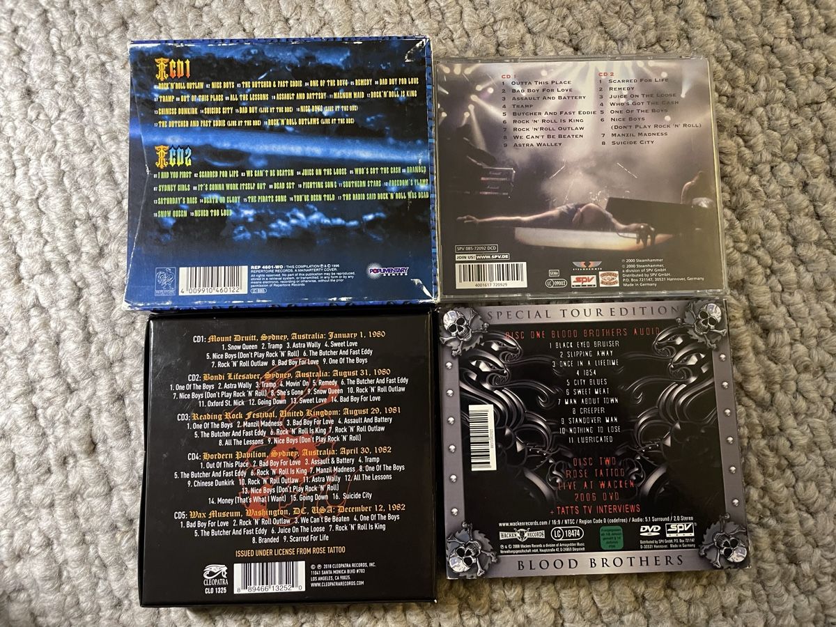 CD: 4x Rose Tattoo – Nuovo (secondo la descrizione) da Reinach AG venduto da trigger7811 4