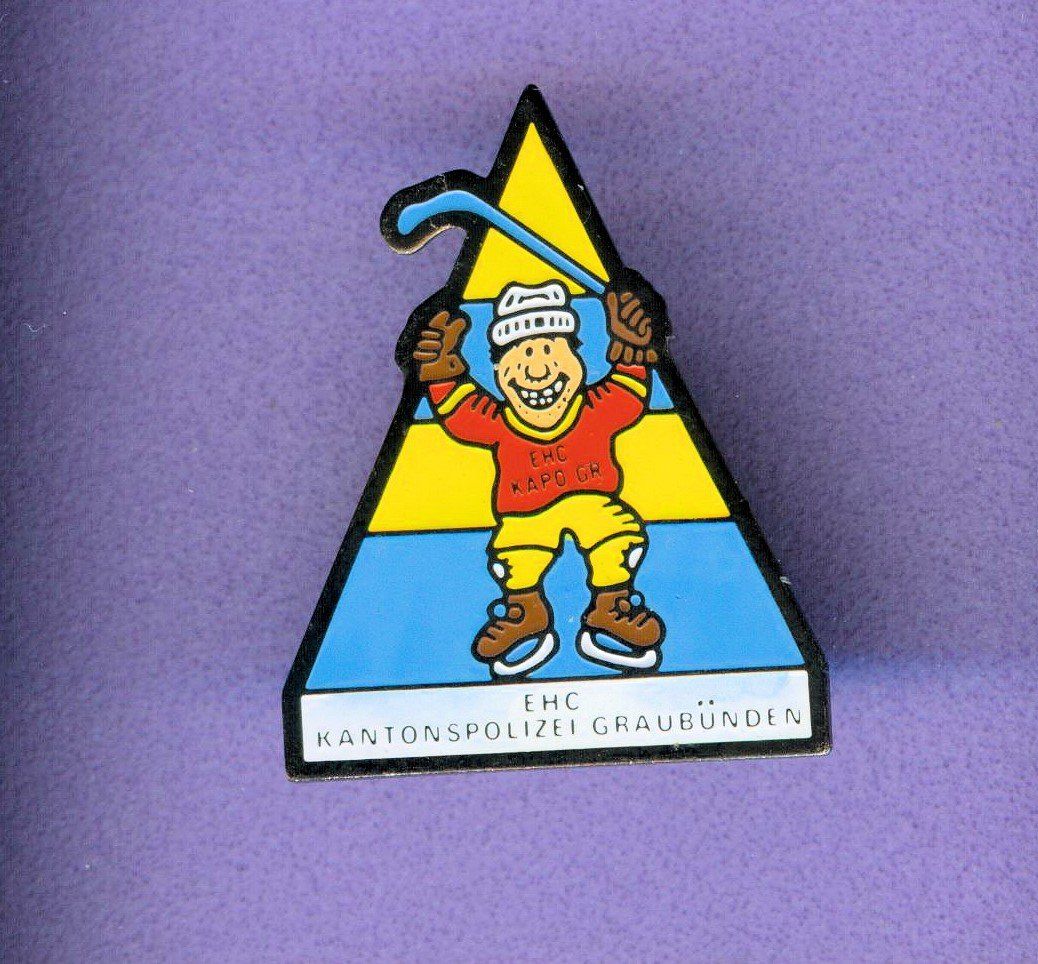 Placchette & Badge: EHC  KANTONSPOLIZEI  GRAUBÜNDEN – Usato da Winterthur venduto da Sammleroase