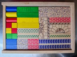 Erzgebirgische Spitzenqualität Ebert Holzbaukasten Junior 5