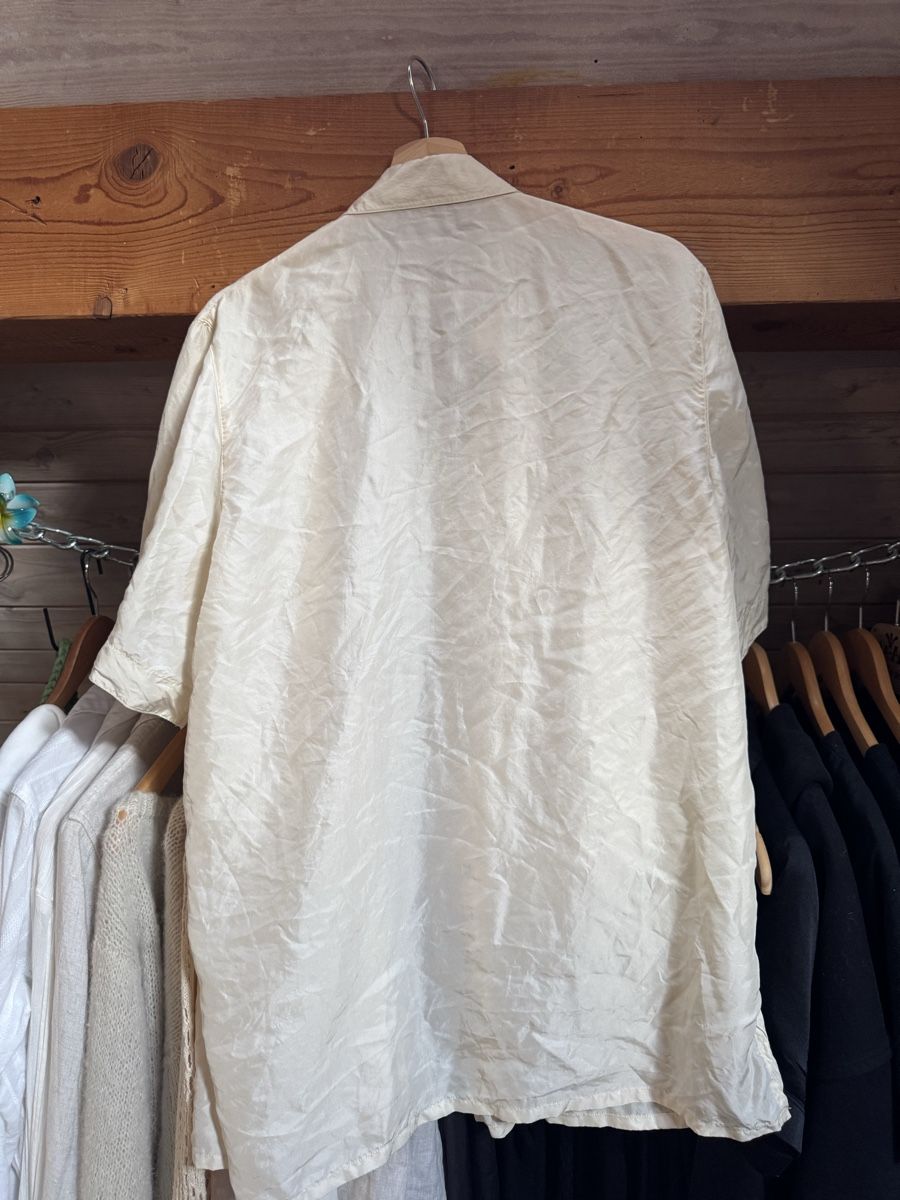 Blusen: Kurzarmhemd Seide beige – Gebraucht aus BERN von mar_rz79 1