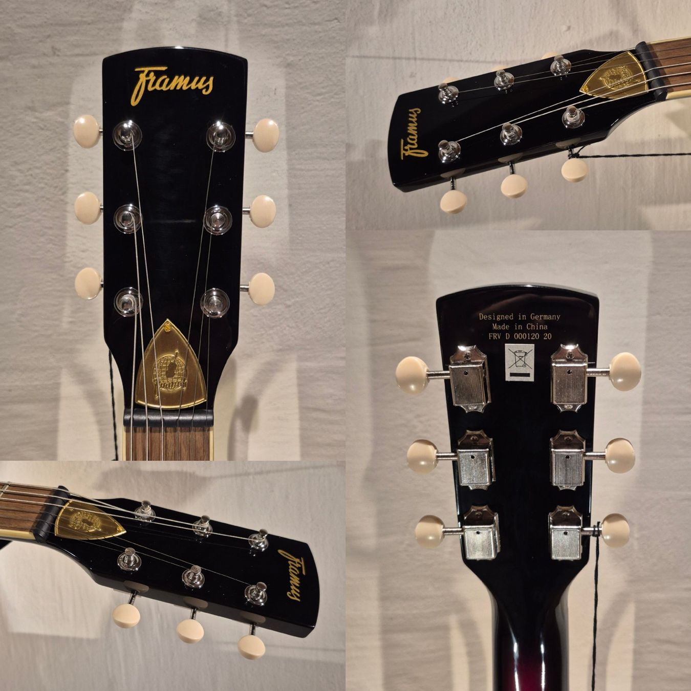Framus Musikinstrumente: Neu: Framus Vintage 5/51 Studio Burgundy – Neu und originalverpackt aus Winterthur von NorrSydGuitars 3