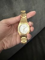 Damen Armbanduhr Gold D1 Milano Ultra Thin, Top Zustand!