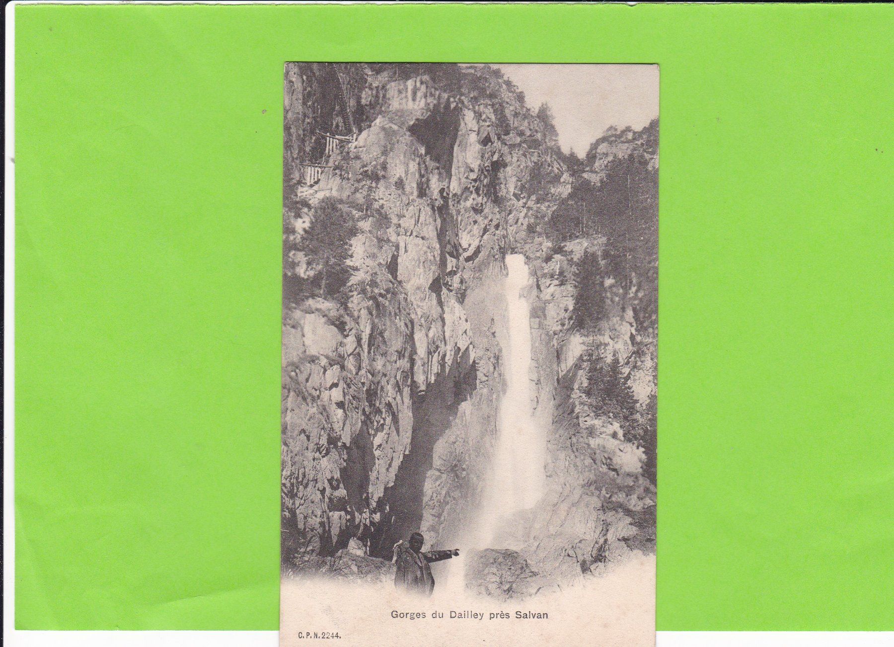 Cartoline postali: Gorges du Dailley près Salvan – Usato da St. Peterzell venduto da neckertal