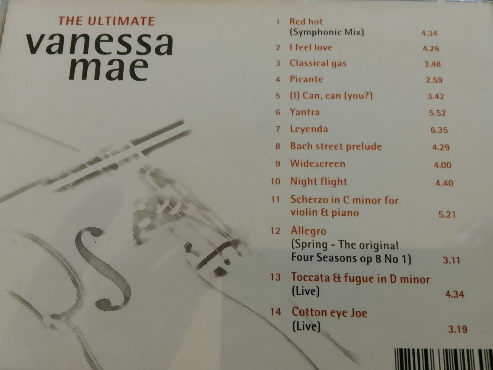 CDs: Vanessa Mae – Gebraucht aus Liebefeld von CD-Urs 1