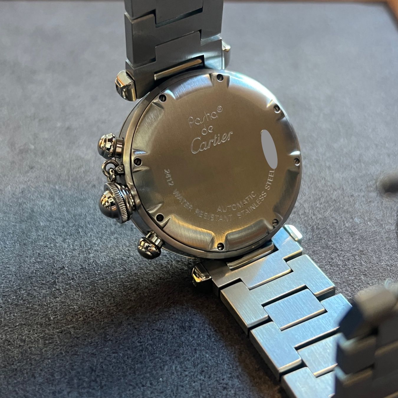Cartier Uhren: Cartier Pasha C Chronograph Automatic W31048M7 – Gebraucht aus Carouge GE von Watchaser 4