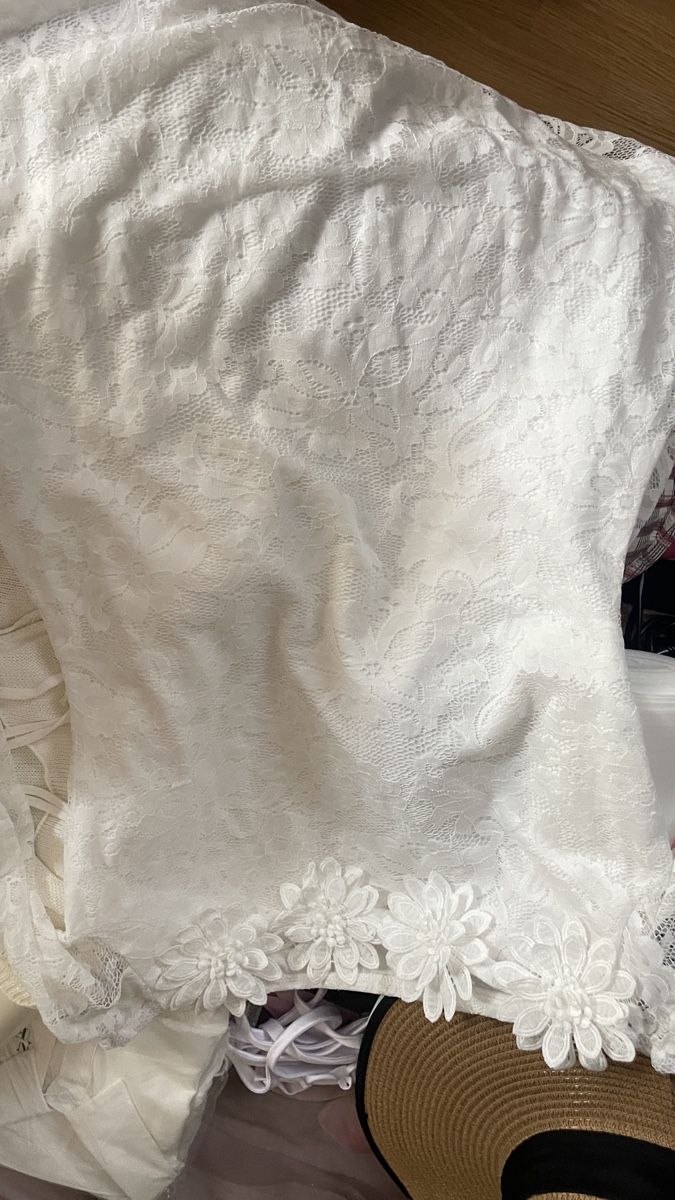 Vestiti: Kleid Spitze weiss Grösse L-XL neu – Nuovo (secondo la descrizione) da Trimbach venduto da Alessia75 3