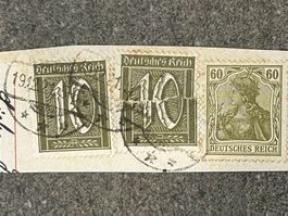 Deutsches Reich 👉 1900-1919 Briefmarken Mi.Nr.: 85 + 97-II