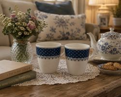 Villeroy Boch Tassen Casale Blu in Bestzustand