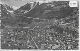 Martigny, route de la Forclaz - Vue aerienne
