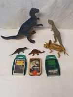 4 Dinosaurier und 3 Quartette Dinosaurier