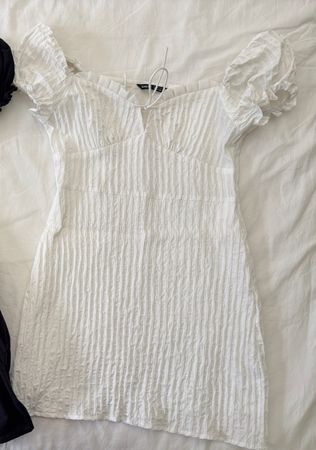 white short dress