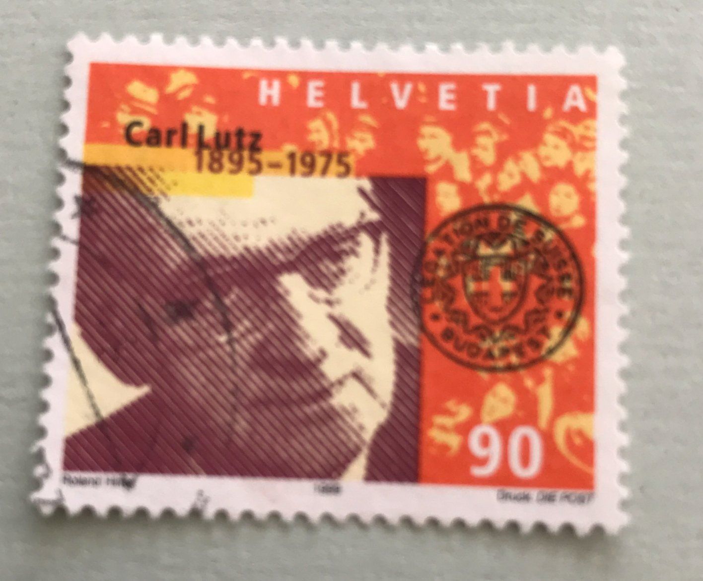 Tutti i francobolli: Nr.980 mit Stempel  Carl Lutz 1999    – Usato da Aarau venduto da Billa007