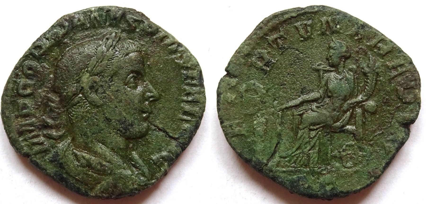 Tutti le monete: GORDIAN III AE Sestertius – Usato da La Sarraz venduto da classicworldcoins