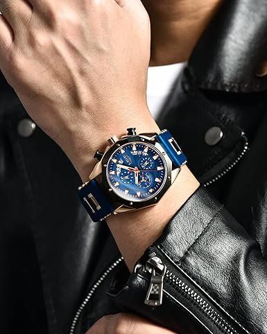 Uhren: Herren Chronograph Armbanduhr – Neu und originalverpackt aus Geneve von Titi2008 6
