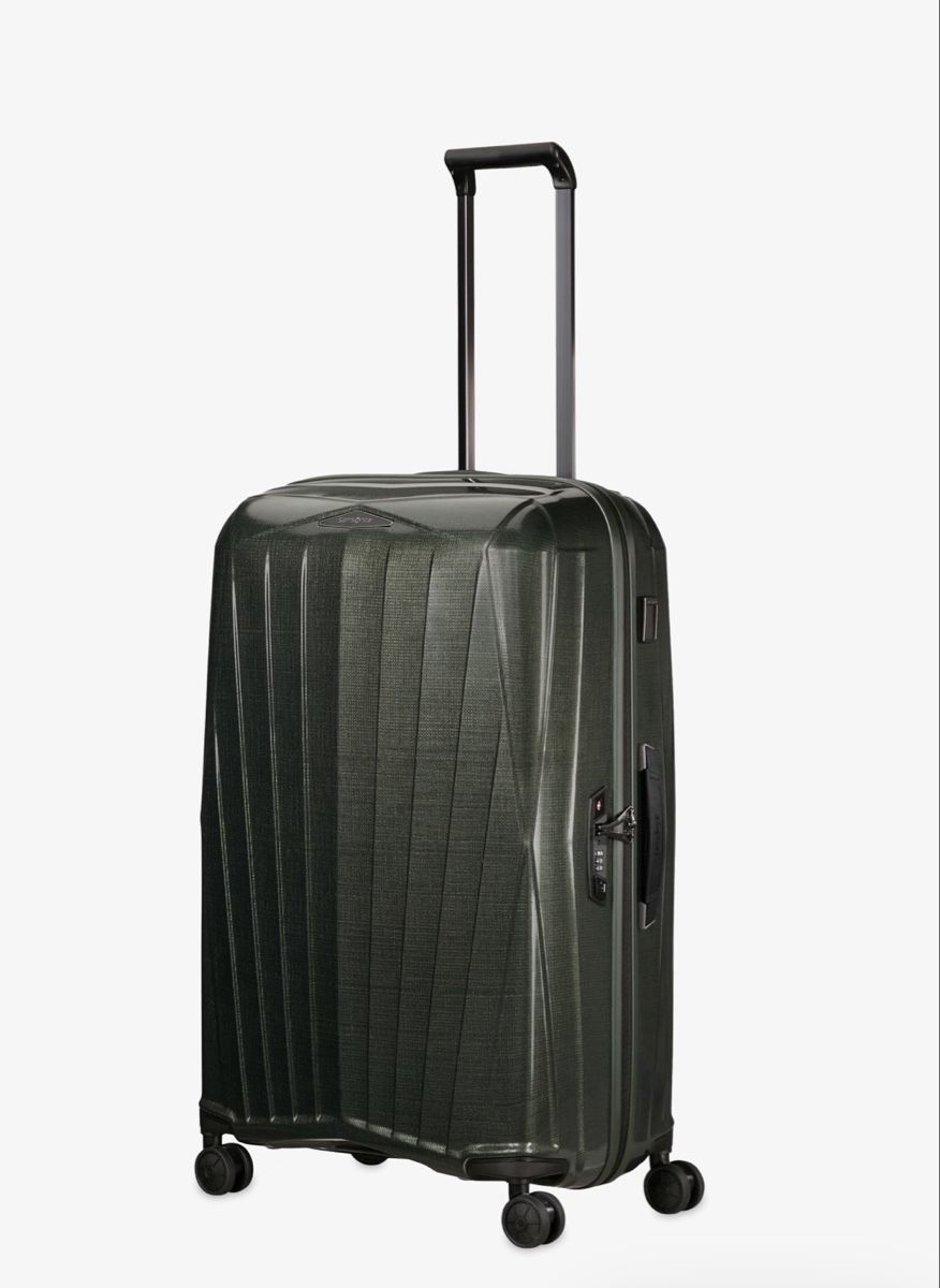 Samsonite Valigie: NEU OVP Samsonite Major-Lite Spinner 77cm Grün – Nuovo e nell'imballaggio originale da Zürich venduto da bac_c7pb