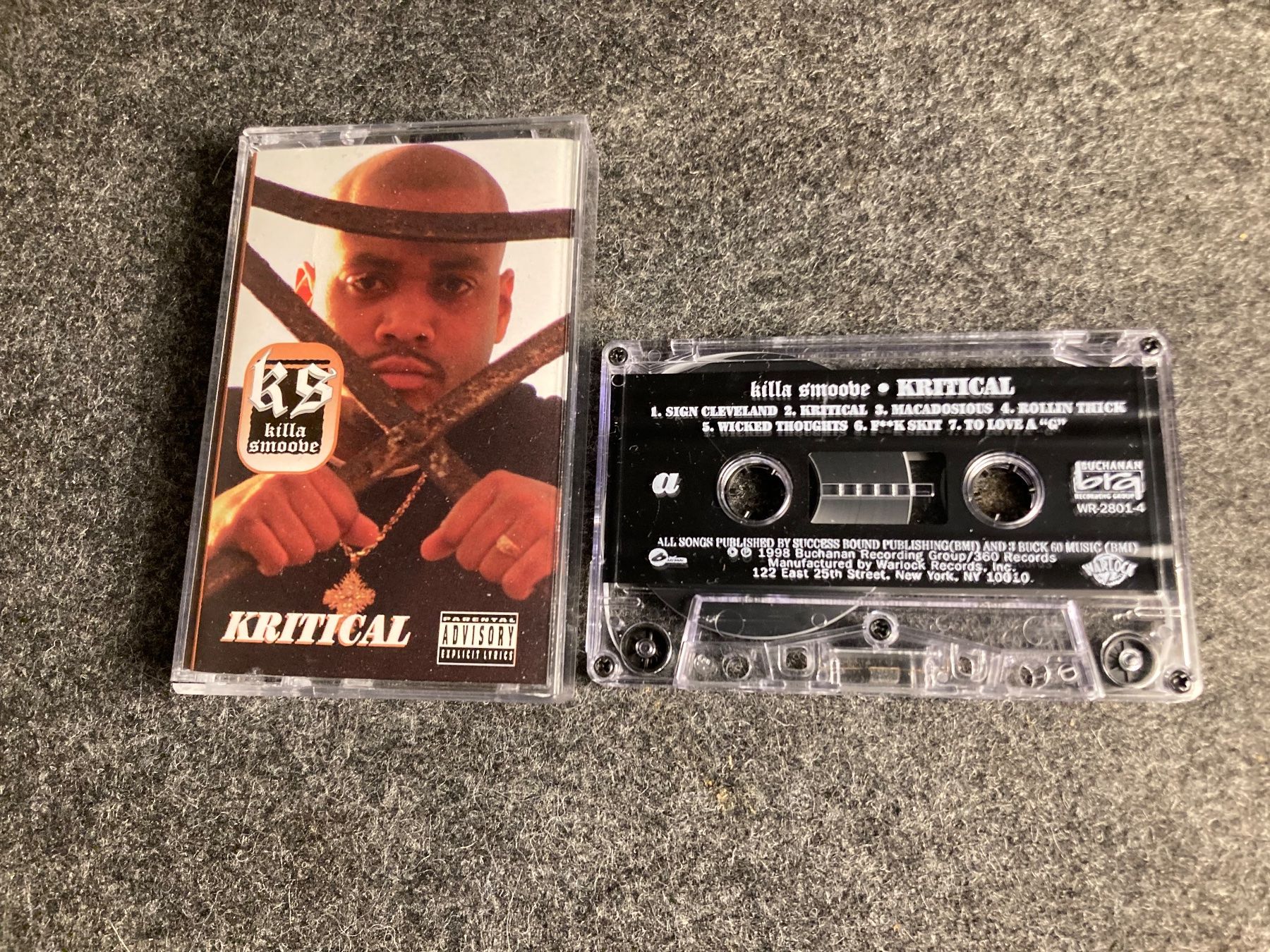 Musicassette: Killa Smoove - Kritical (MC) – Usato da Fribourg venduto da Karushi 3