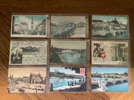BASEL STADT - alte Postkarten für Sammler