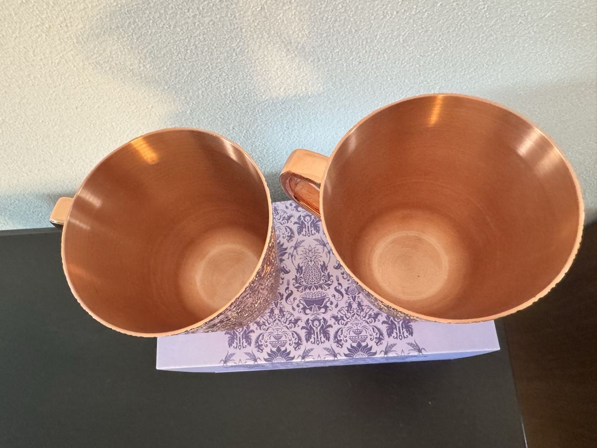 Tazze: New set with 2 Absolut Elyx Vodka Copper Moscow mule mugs – Nuovo (secondo la descrizione) da Uetikon am See venduto da kar_r6xq 3