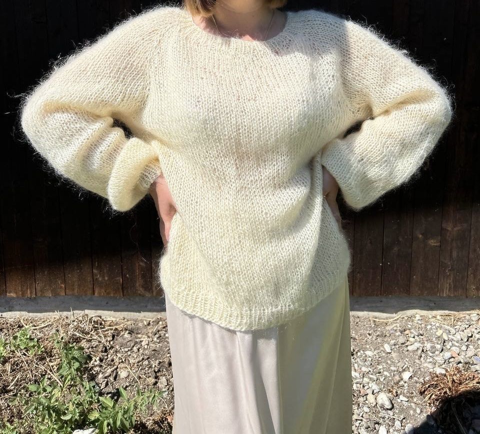 Maglioni & Felpe: Handgestrickter Mohair-Pullover – Größe M – Nuovo e nell'imballaggio originale da Rüthi (Rheintal) venduto da gro_b2bz 8