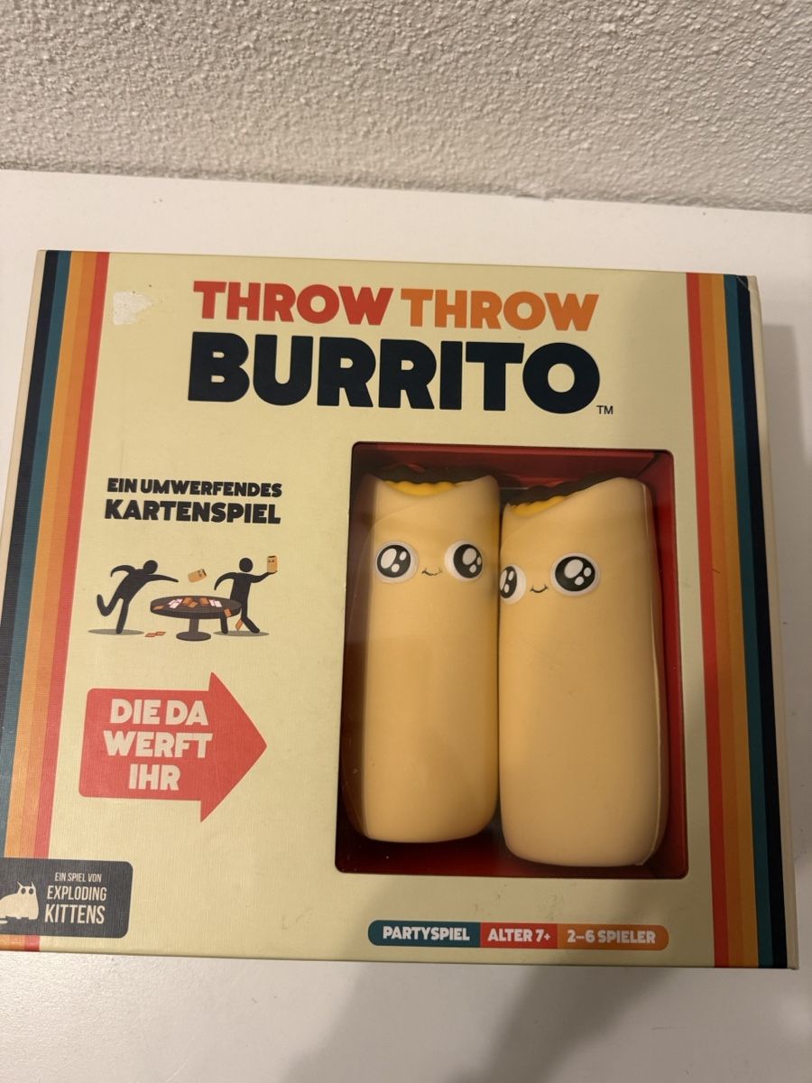Jeux: Throw Throw Burrito - Gioco di carte e lancio burrito – D'occasion à Wil SG par T.Sneld