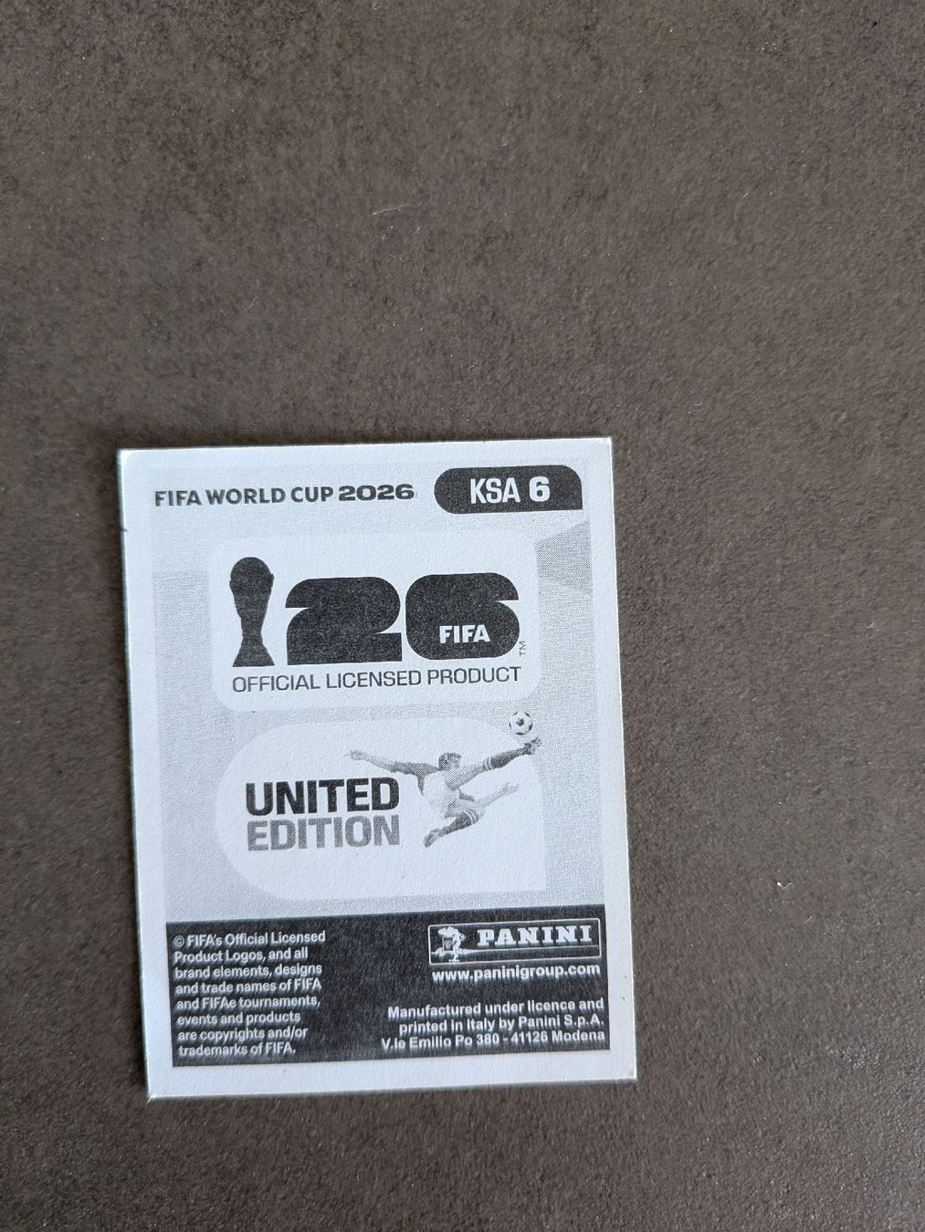 Panini Carte collezionabili: Panini Bild KSA 6 – Nuovo (secondo la descrizione) da Eschenbach SG venduto da SanFranciscoCalifornia 1