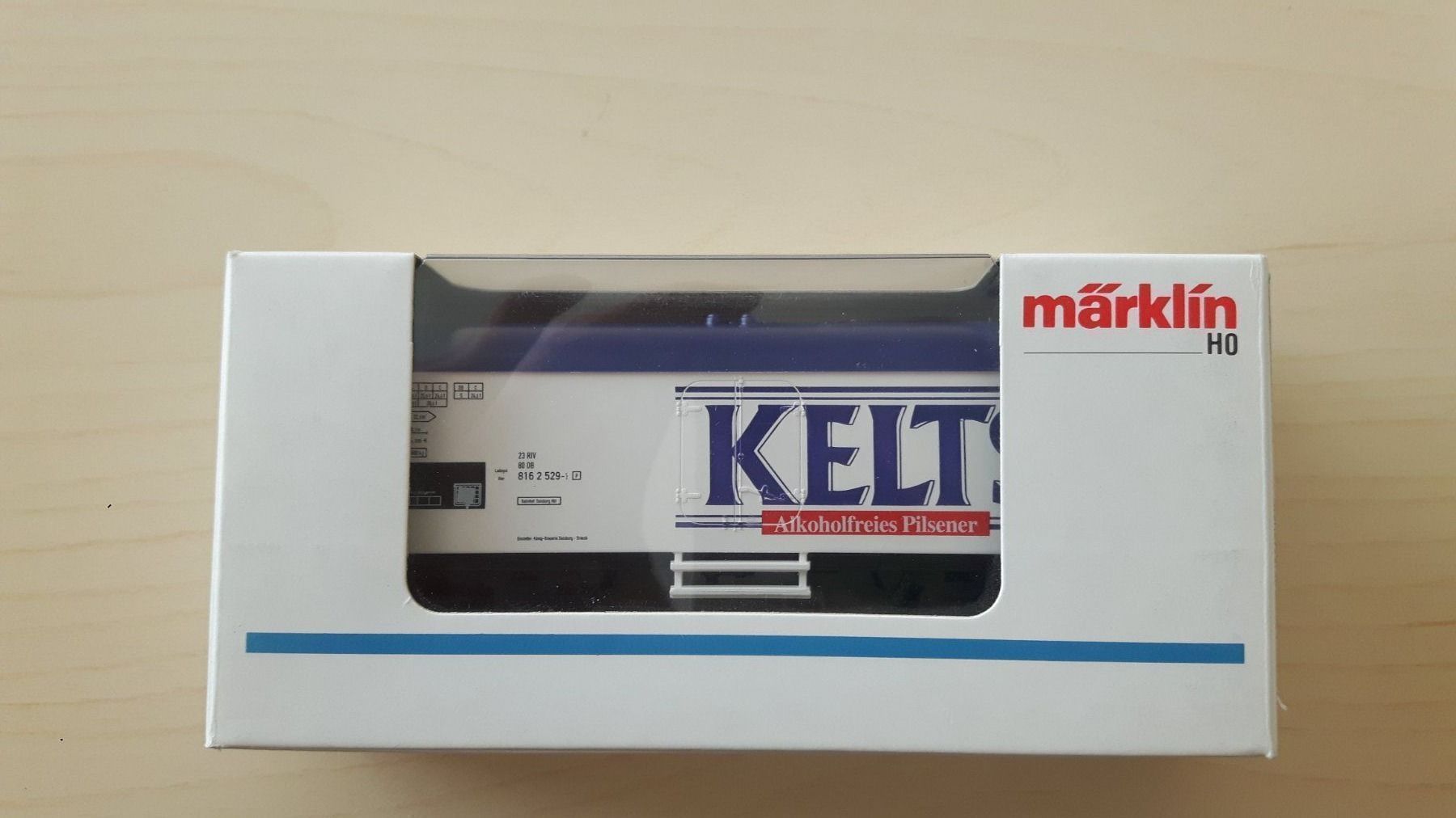 Märklin Modellini di ferrovie: Wagon marklin bière 4419 Kelts – Nuovo e nell'imballaggio originale da Cortaillod venduto da duchmoc
