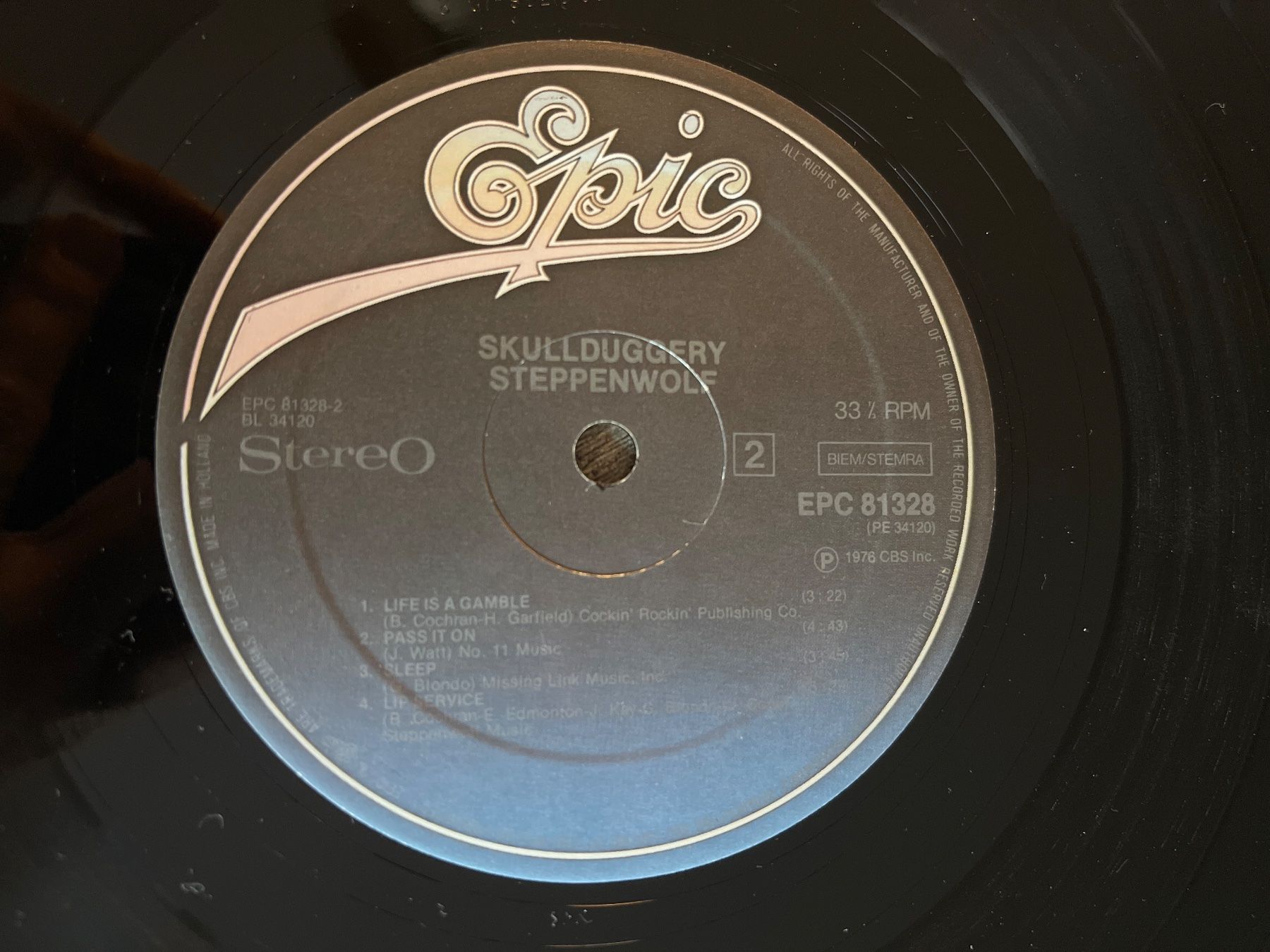 Dischi in vinile: A428/Steppenwolf - Skullduggery – Usato da Frutigen venduto da Philippe_jsp 2