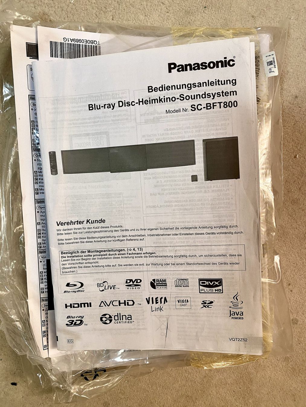 Panasonic Home Cinema: Panasonic 50" FULL HD 3D + Heimkino 3D Disc Soundsystem – Usato da Adliswil venduto da RC16 7